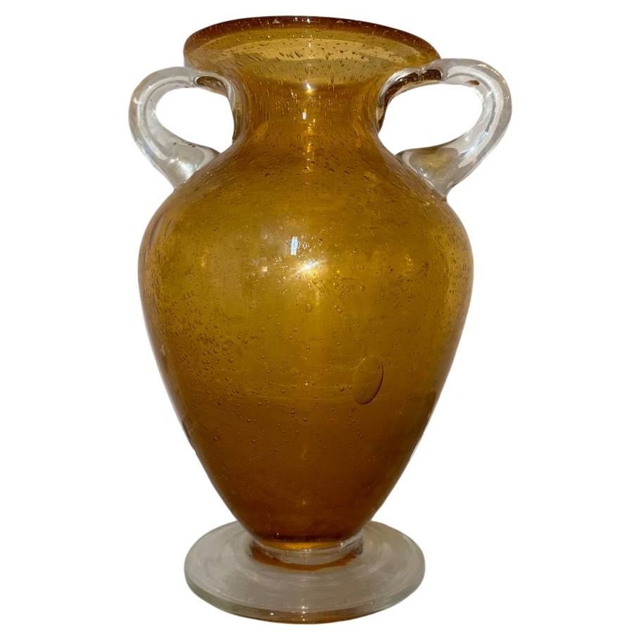 Vaso coppa in vetro  Barovier 60's in vendita