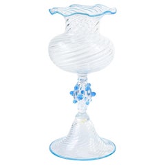 Vase, Murano blown glass bowl. Anni 60