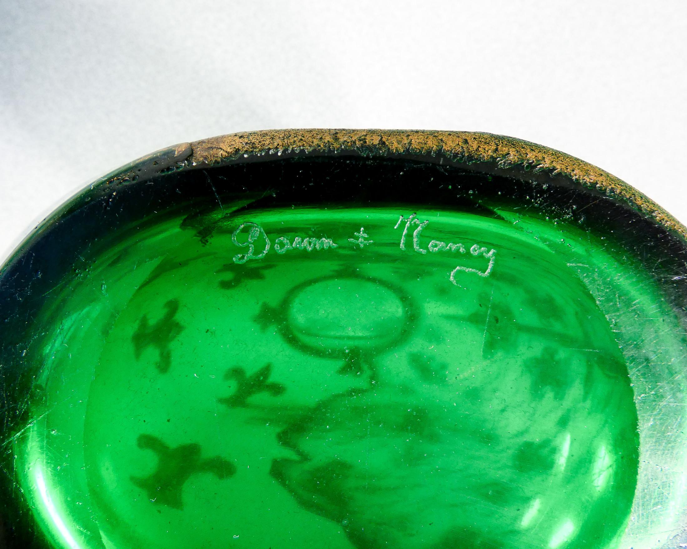 Vase DAUM Frères en verre soufflé et gravé à l'acide. Nancy, fin du XIXe siècle en vente 7