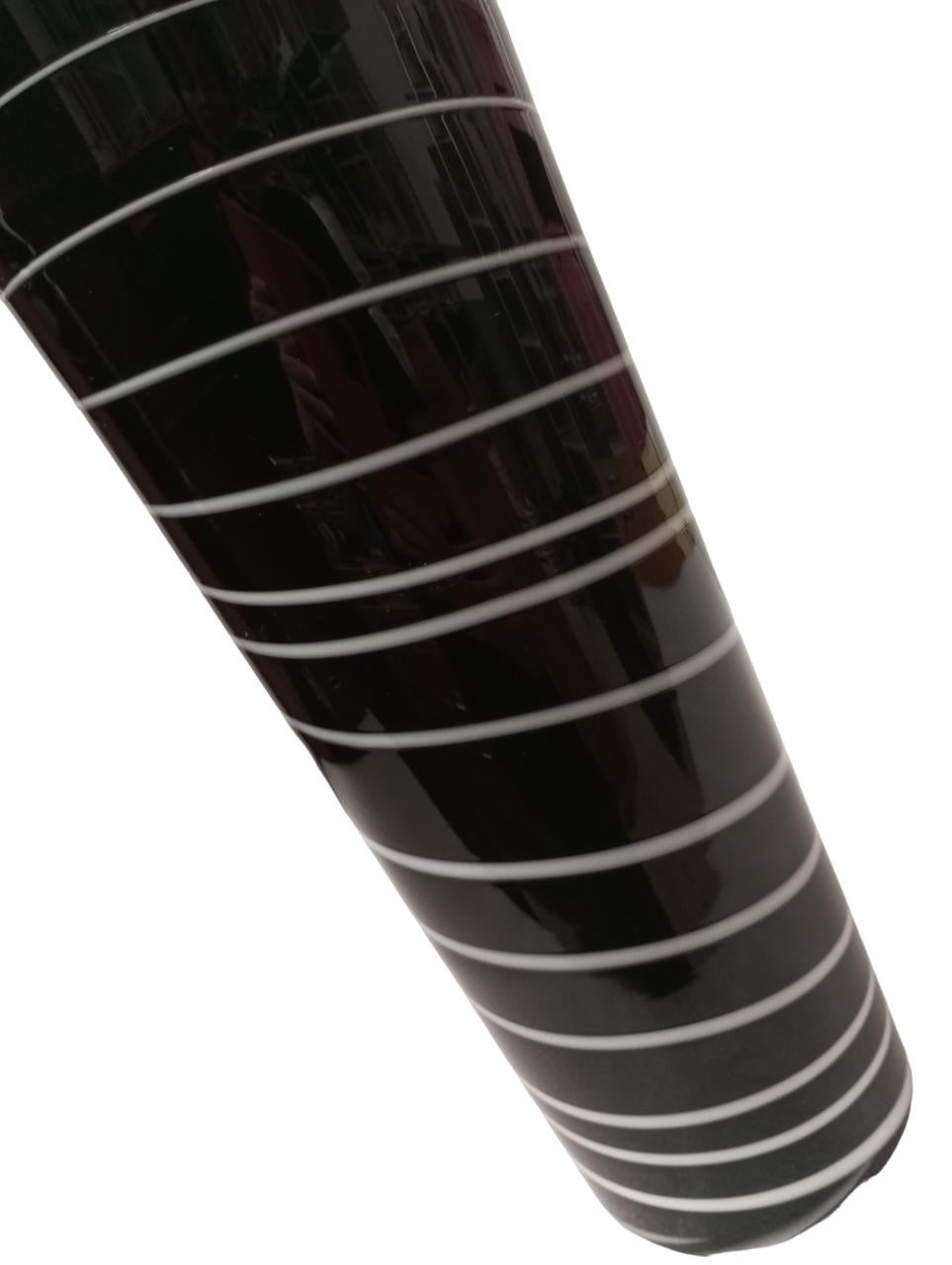 Vaso decorativo in vetro di Murano, Venezia Italia anni '90 im Angebot 2