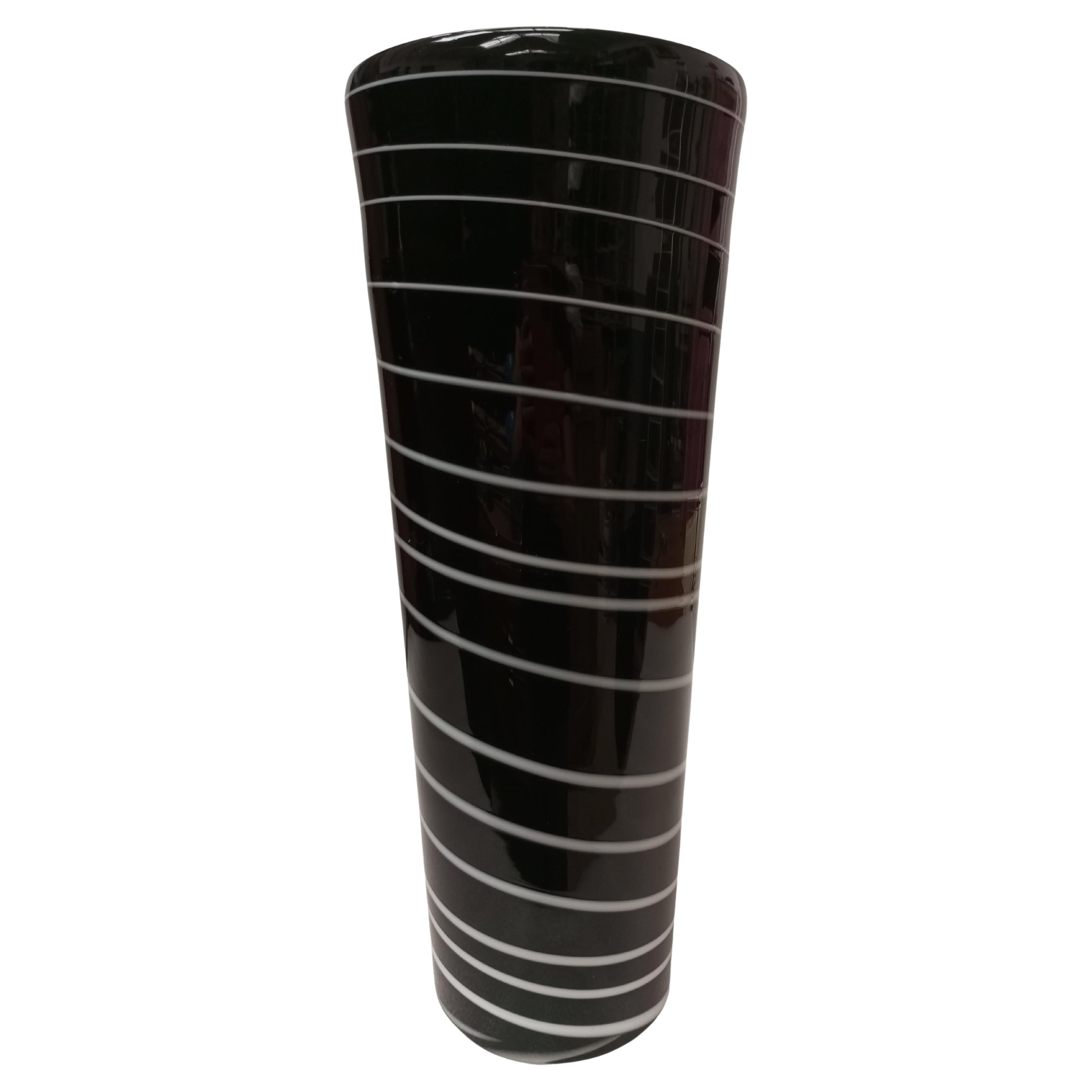 Vaso decorativo in vetro di Murano, Venezia Italia anni ‘90