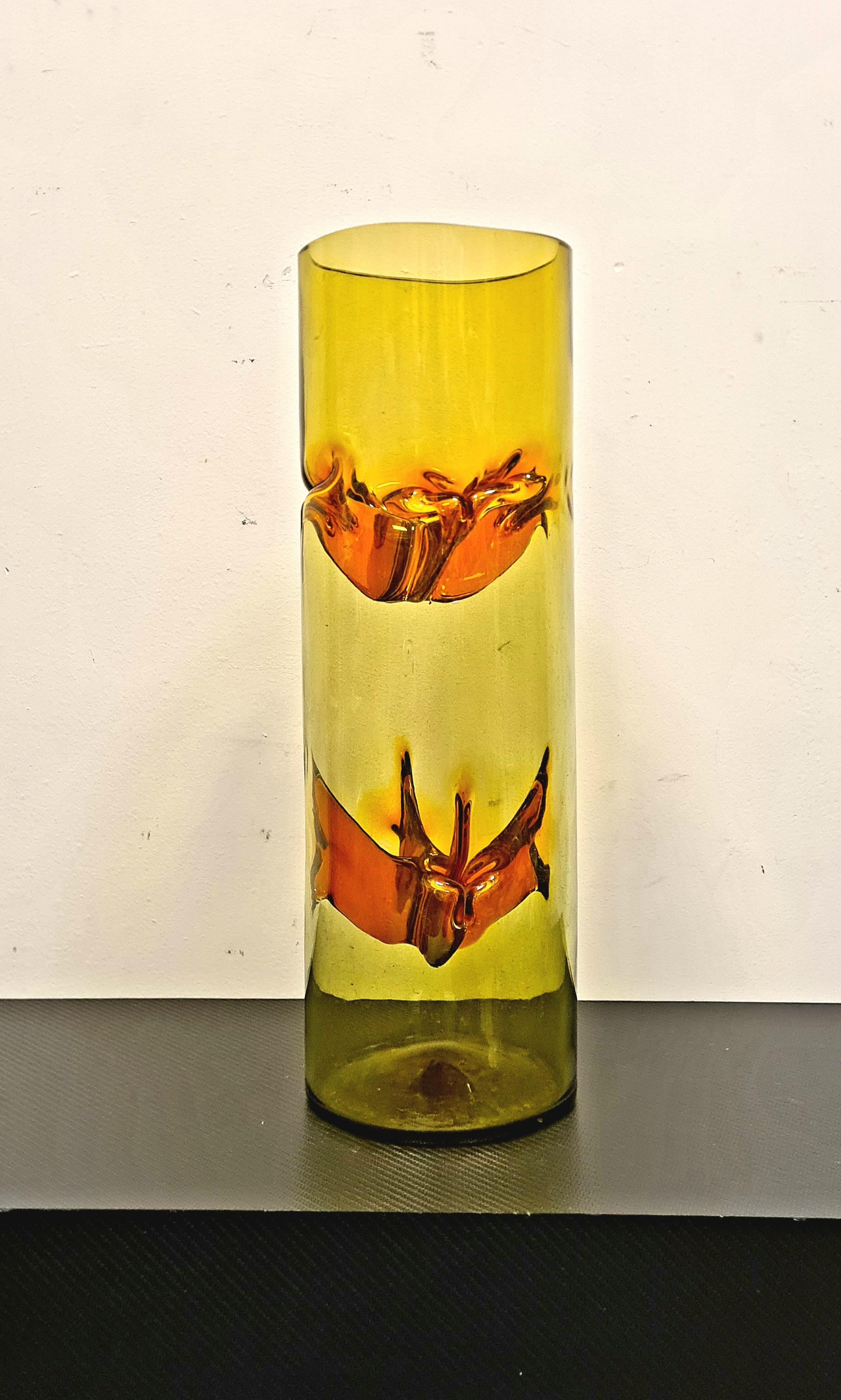 Vase von Toni Zuccheri für VeArt (Muranoglas) im Angebot
