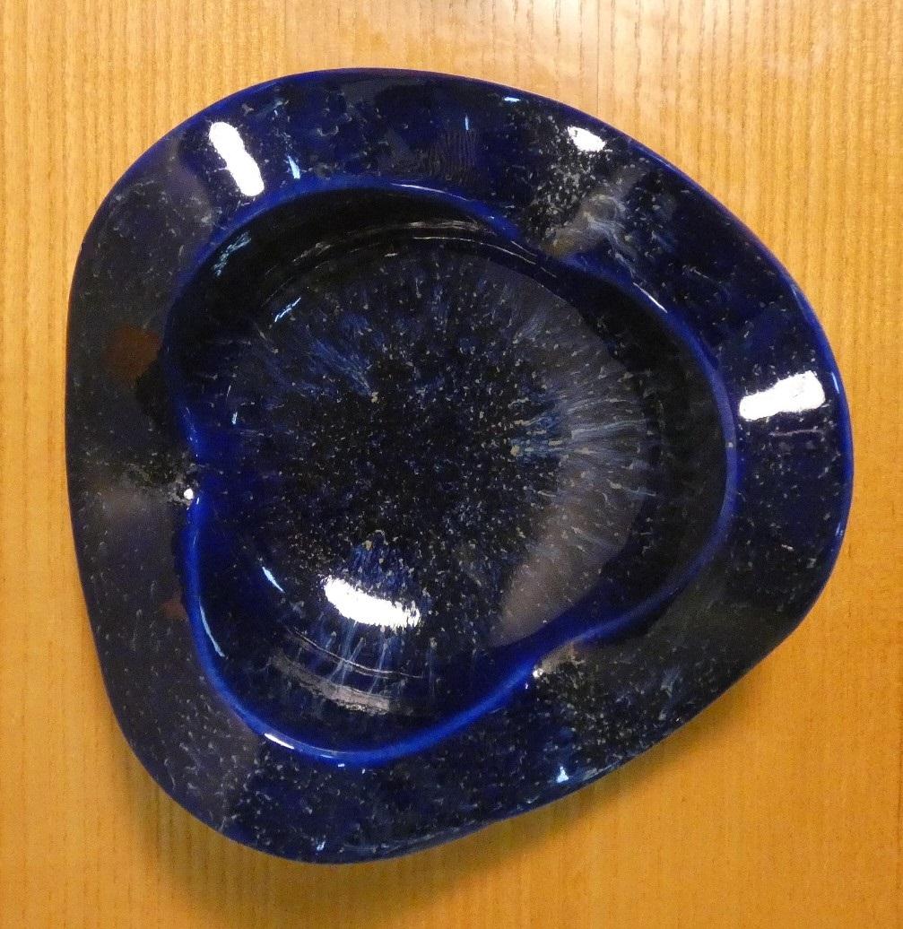 Vase und Aschenbecher von Bertoncello Ceramiche d'Arte, 1970er Jahre, 2er-Set im Zustand „Hervorragend“ im Angebot in modena, Emilia-Romagna
