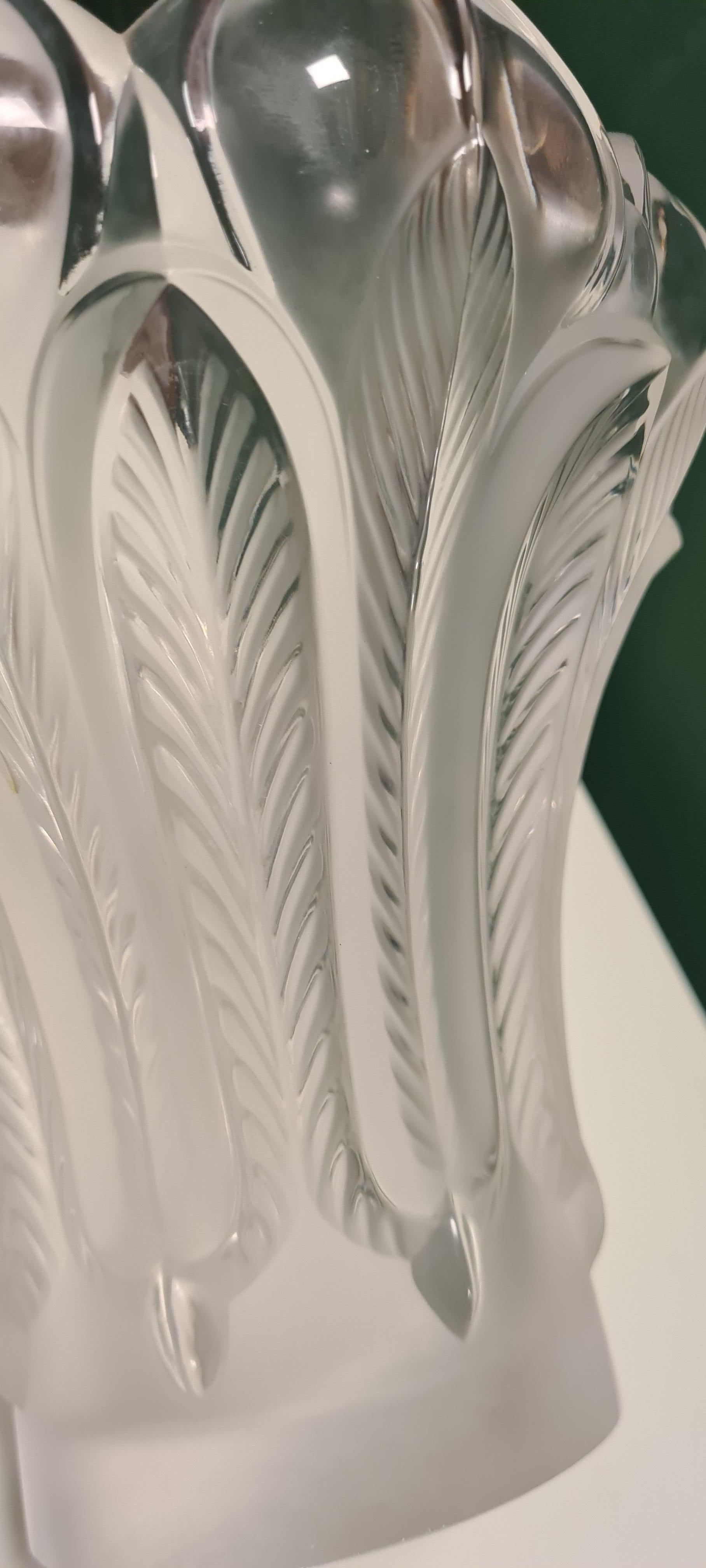 Vase Esna de Lalique en vente 2