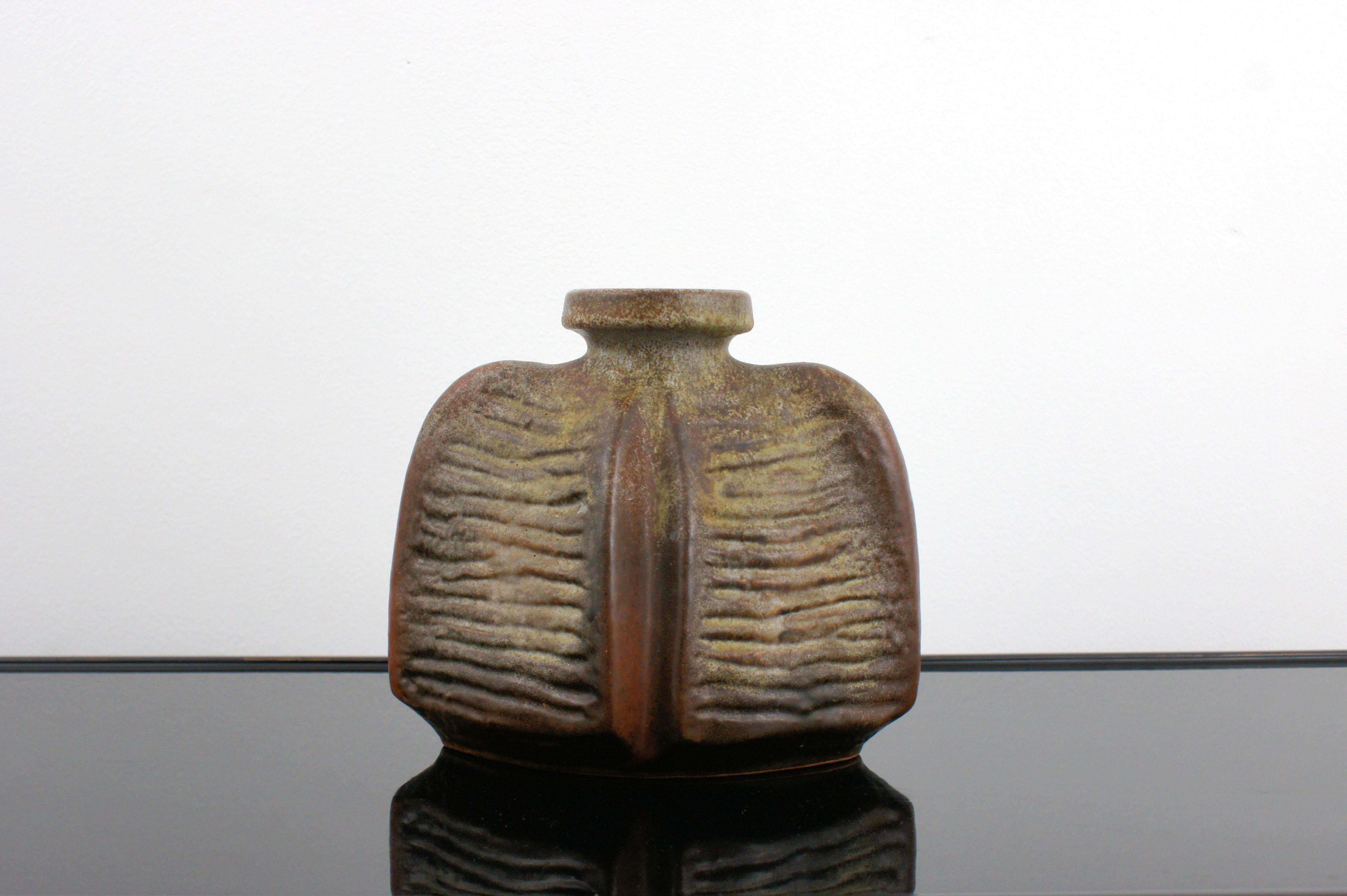 Enameled 'Fat Lava' Vase  by Carstens Tönnieshof, 1960s For Sale
