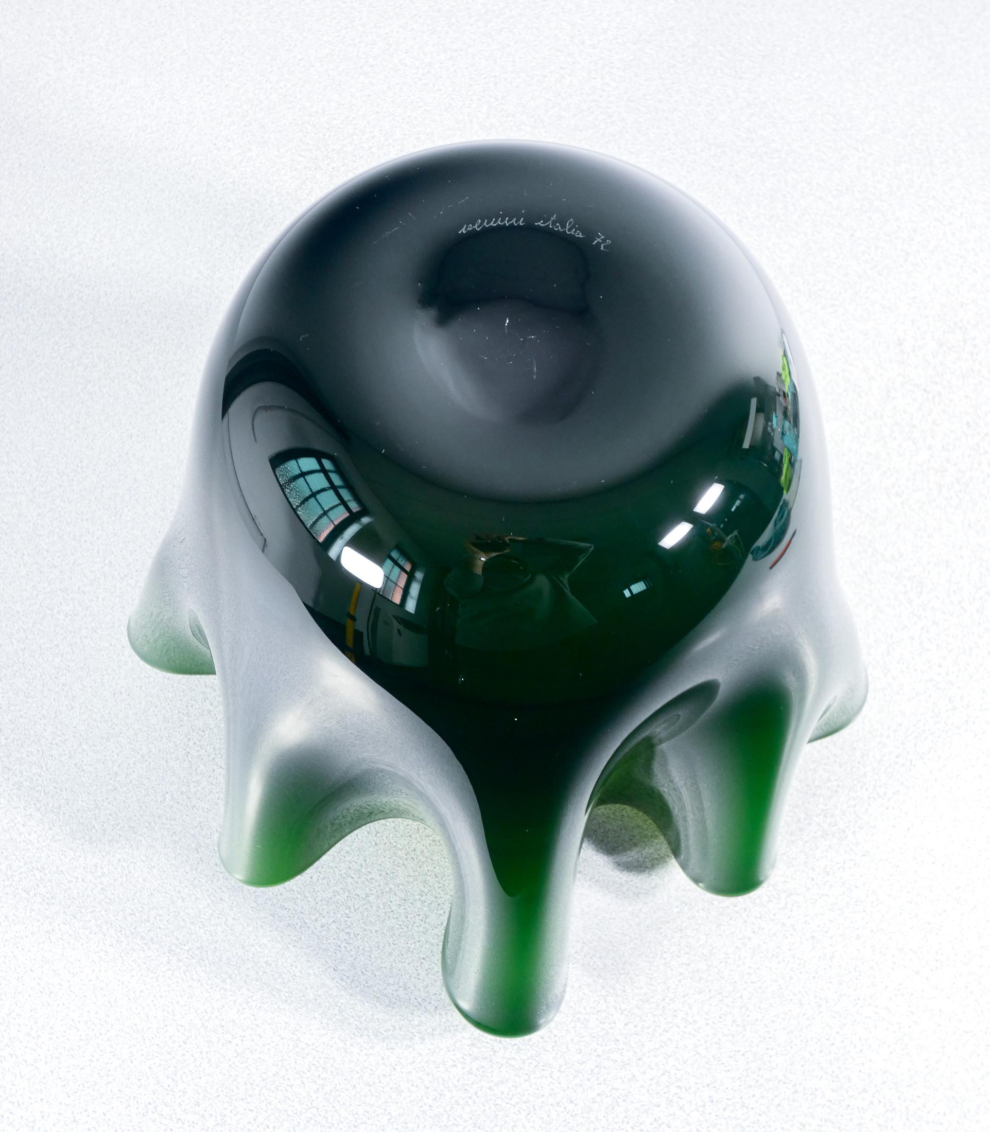 Vaso Fazzoletto design Fulvio BIANCONI per VENINI. Murano, 1972 6