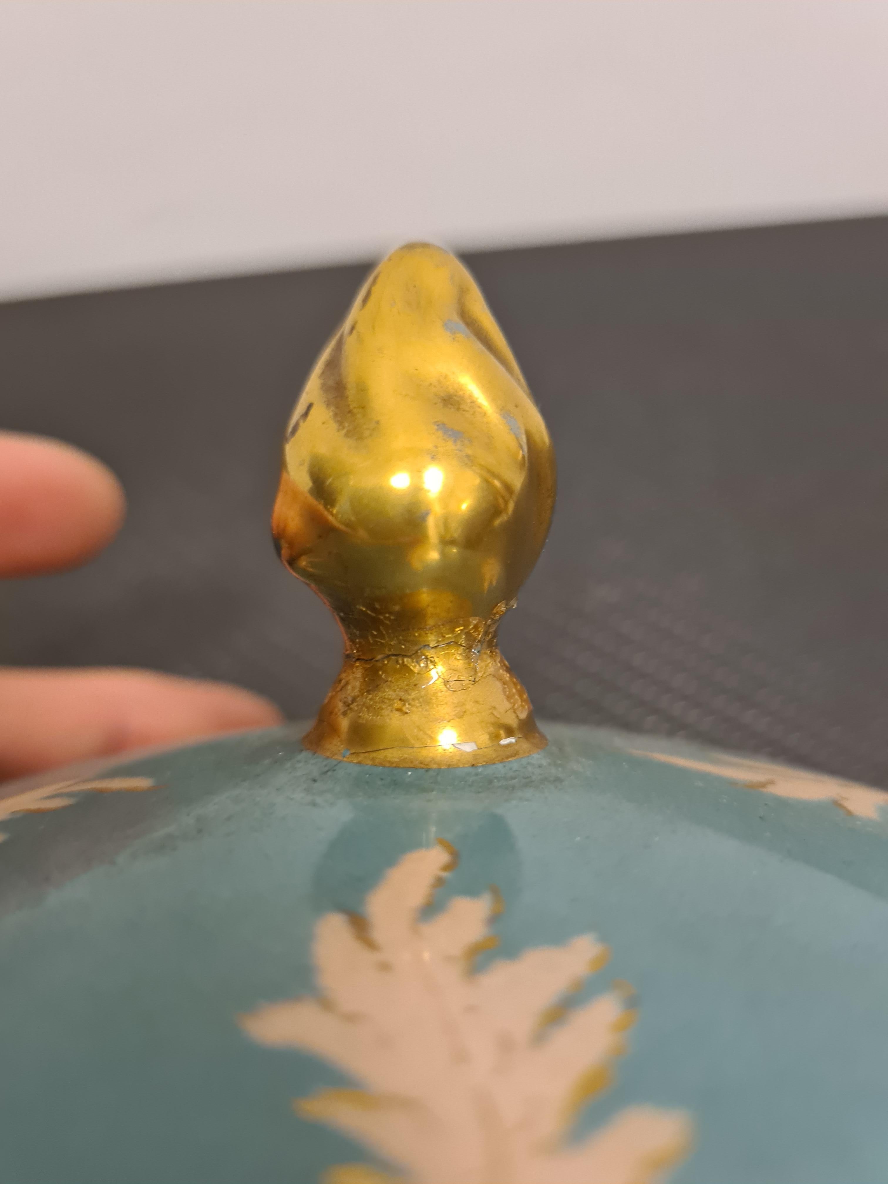 French art deco glazed ceramic vase early 1900' For Sale 5