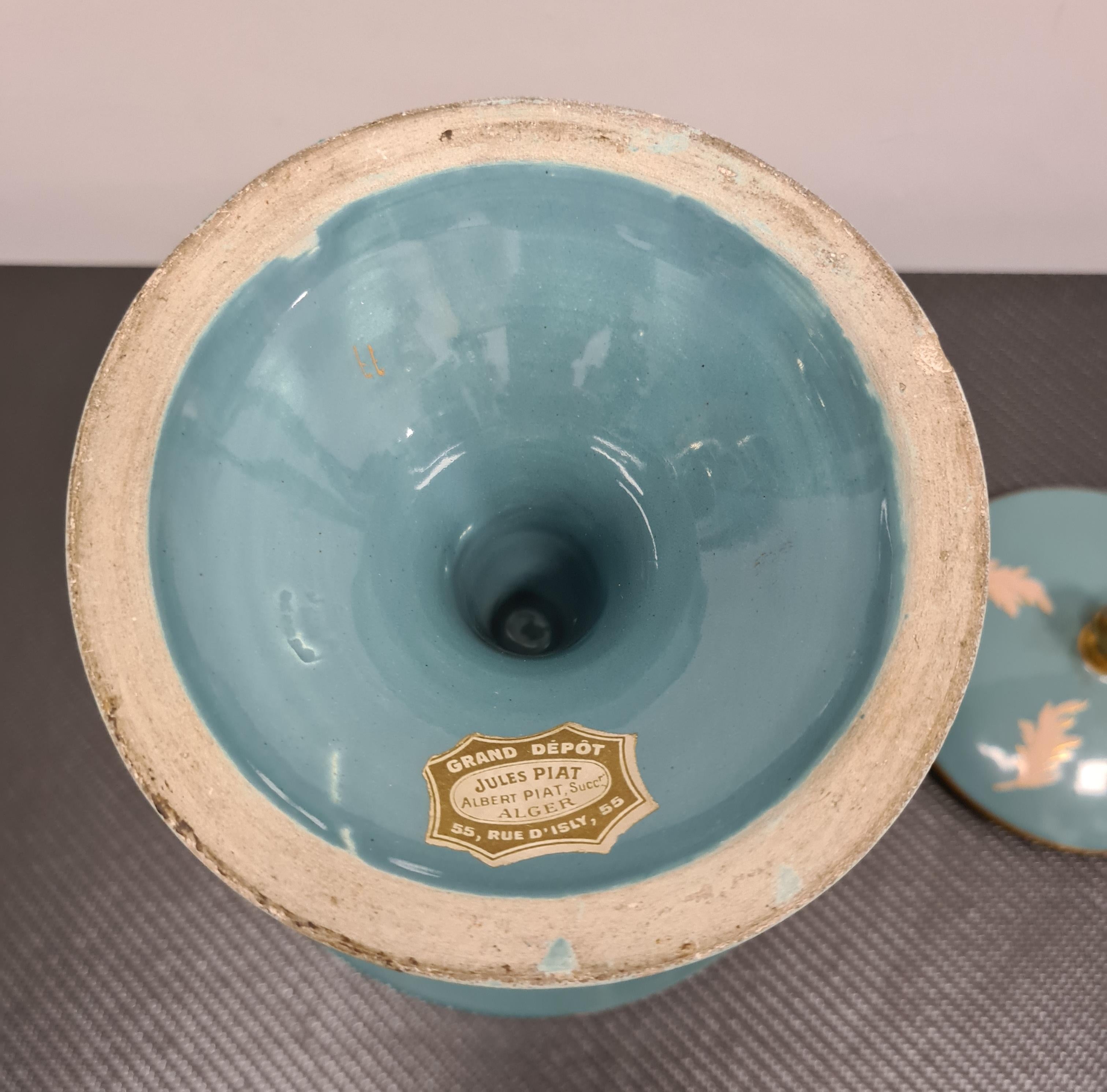 French art deco glazed ceramic vase early 1900' For Sale 10