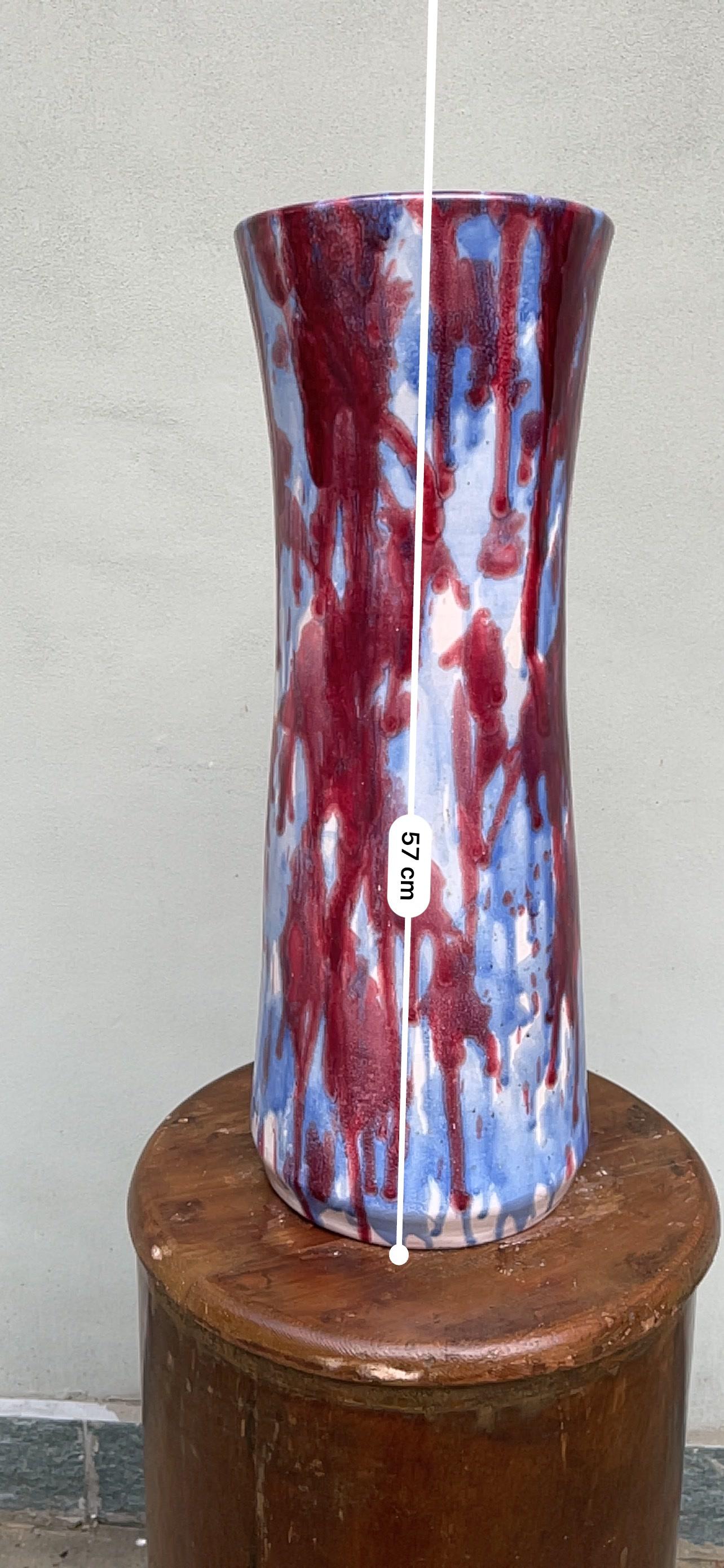 Mid-20th Century vaso in ceramica anni 60 - vintage - design vase - ceramic vase - ceramica For Sale