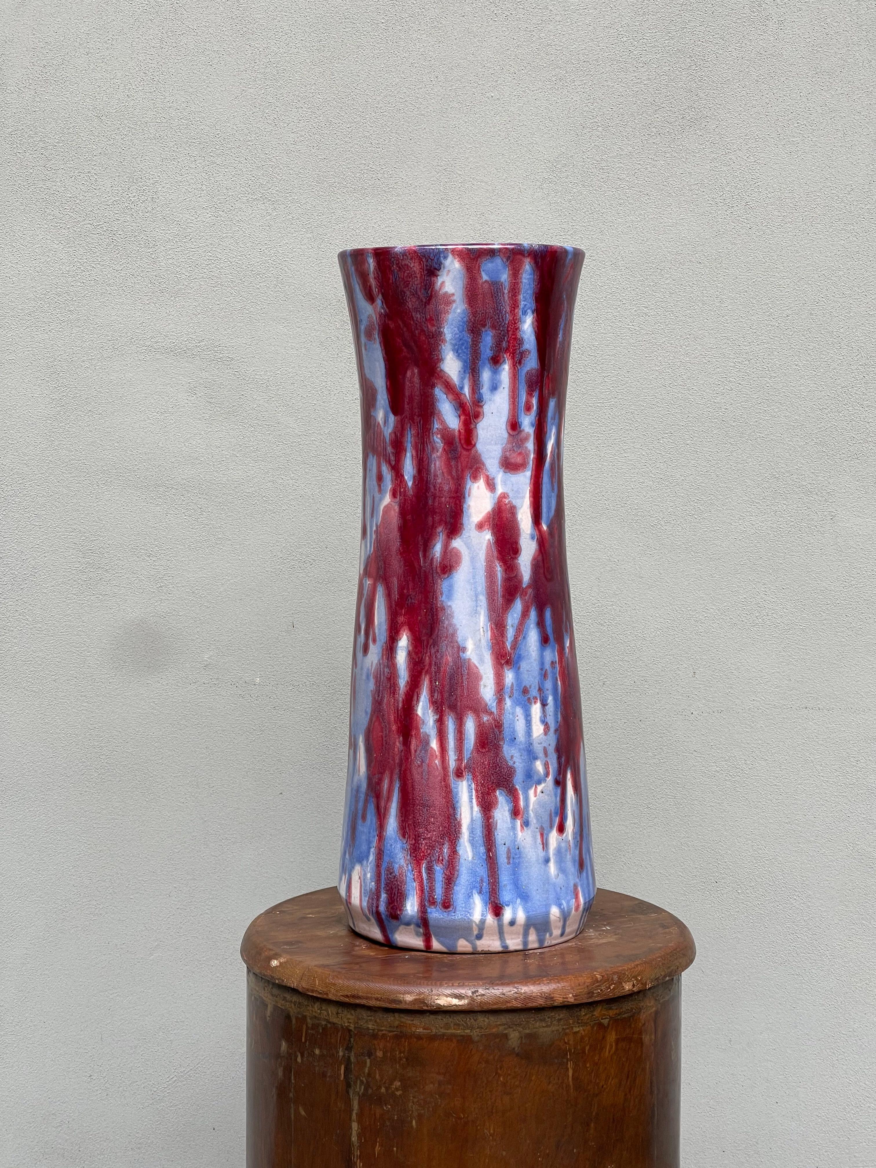 vaso in ceramica anni 60 - vintage - vase design - vase en céramique - ceramica en vente 3