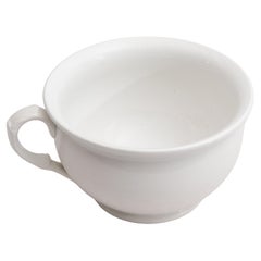 Jarrón de cerámica blanca de S. C. Richard, años 20