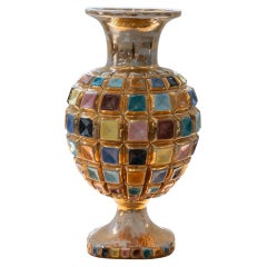 Vaso in ceramica colorato ANNI 50 60