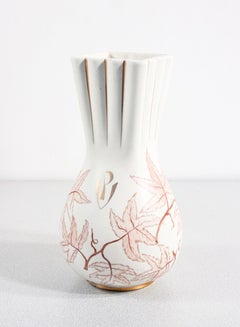 Handbemalte Keramikvase, Giovanni GARIBOLDI für Richard Ginori. 1930s