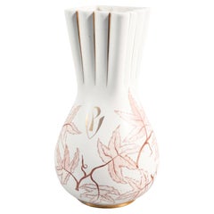 Vaso in ceramica dipinta a mano, Giovanni GARIBOLDI per Richard Ginori. 1930s