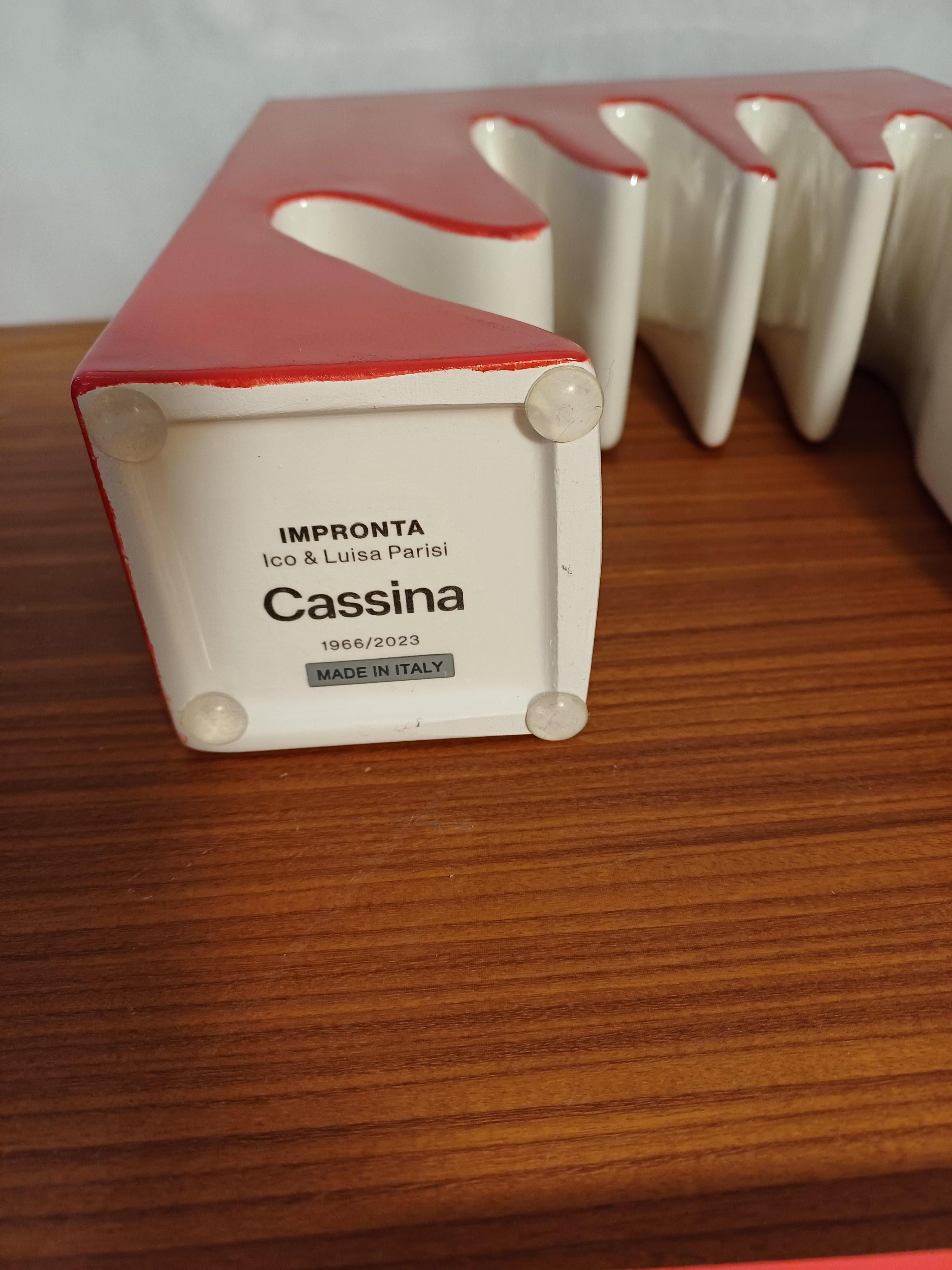 Impronta Mano ceramic vase by Ico and Luisa Parisi for Cassina In Good Condition For Sale In Torino, Piemonte
