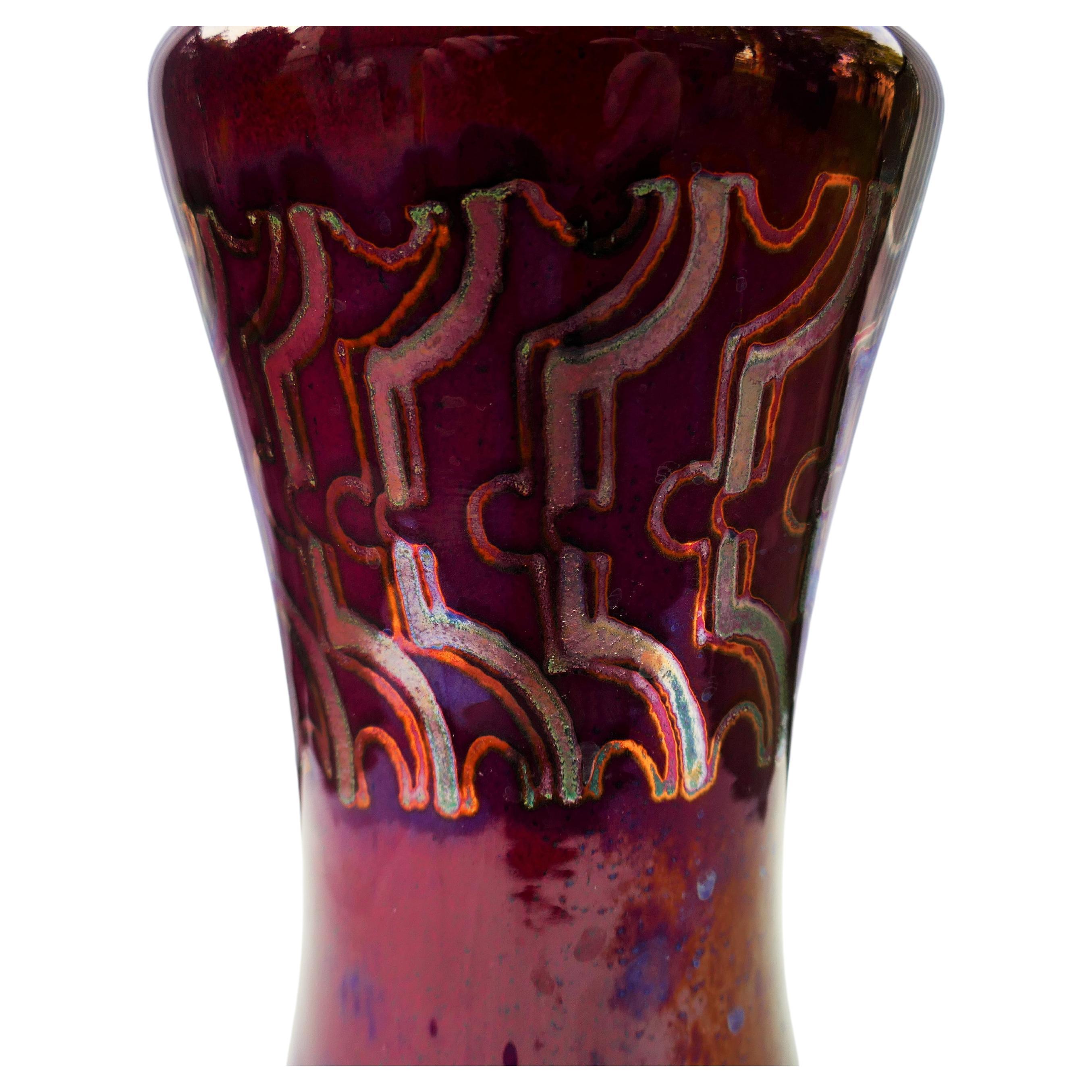 Mid-20th Century Vaso in ceramica Liverani Faenza en vente