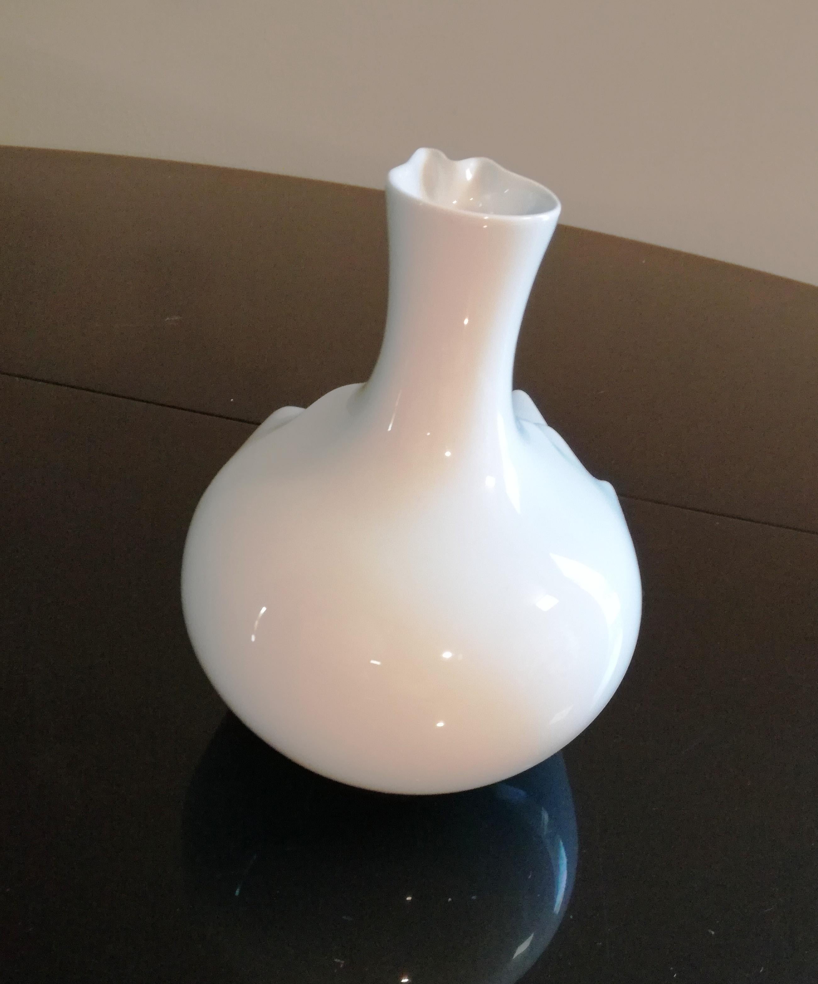 Hand-Crafted Vaso in Ceramica Rosenthal, Mod. Fast. by Cedric Ragot For Sale