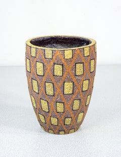 Ceramic vase, design by Aldo LONDI for Bitossi. Italy, 1950s/60s