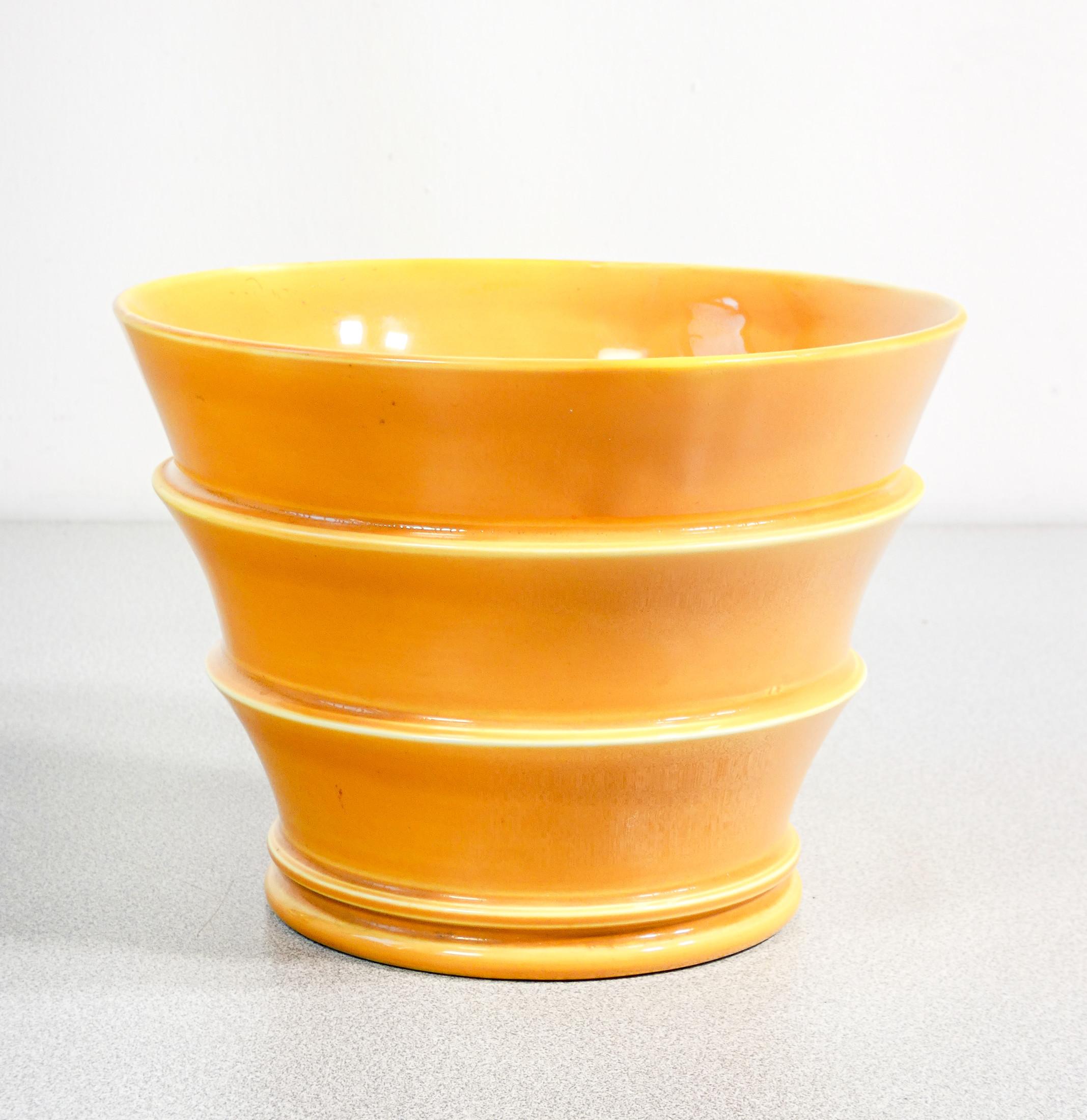 Italian Vaso in ceramica smaltata, design di Guido ANDLOVITZ per LAVENIA. Anni 30 in vendita