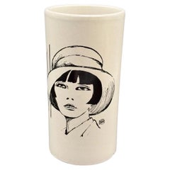 Valentina Ceramic Vase By Guido Crepax