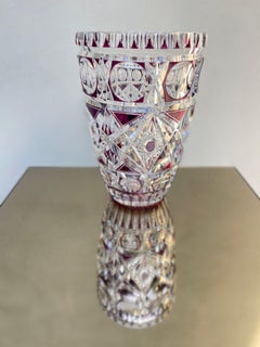 Vaso in Cristallo Boemia, Vaso Boemia, Vaso Vintage, Vintage Vase, Deco