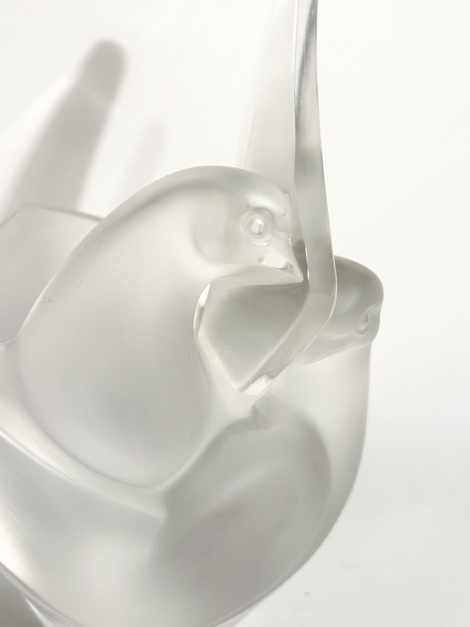 Vaso in cristallo satinato di Lalique, Modello 