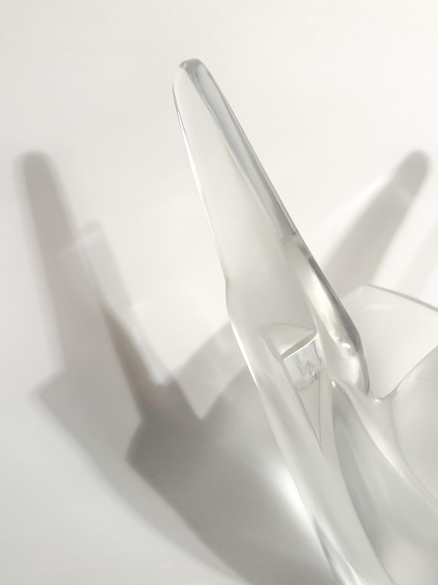 Mid-Century moderno Vaso in Cristallo di Lalique 