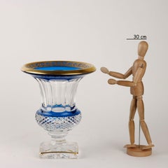 Vase en cristal Saint Louis France Seconde moitié du 20ème siècle