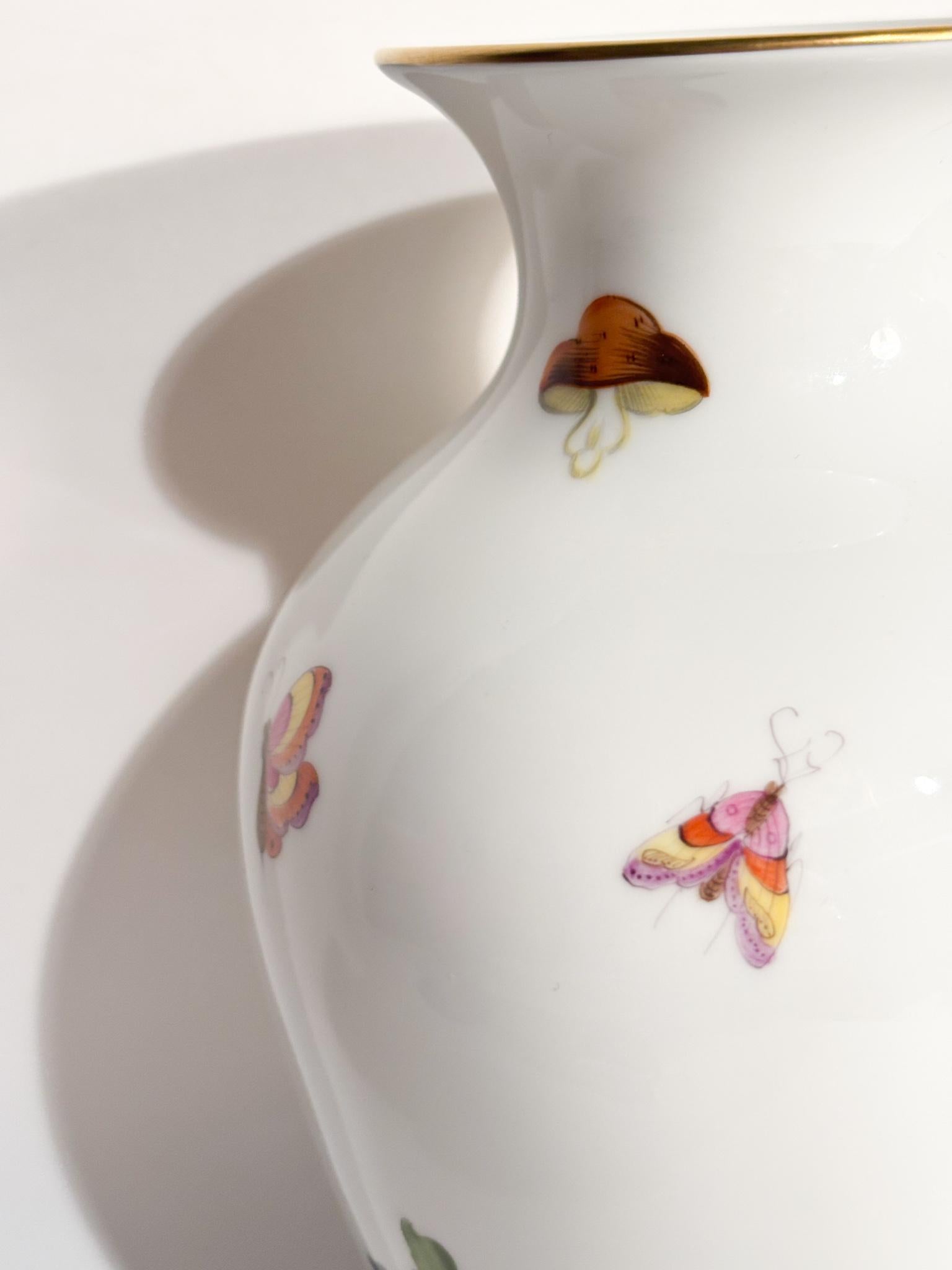 Vaso in Porcellana di Herend Market Garden Anni 80 in vendita 2