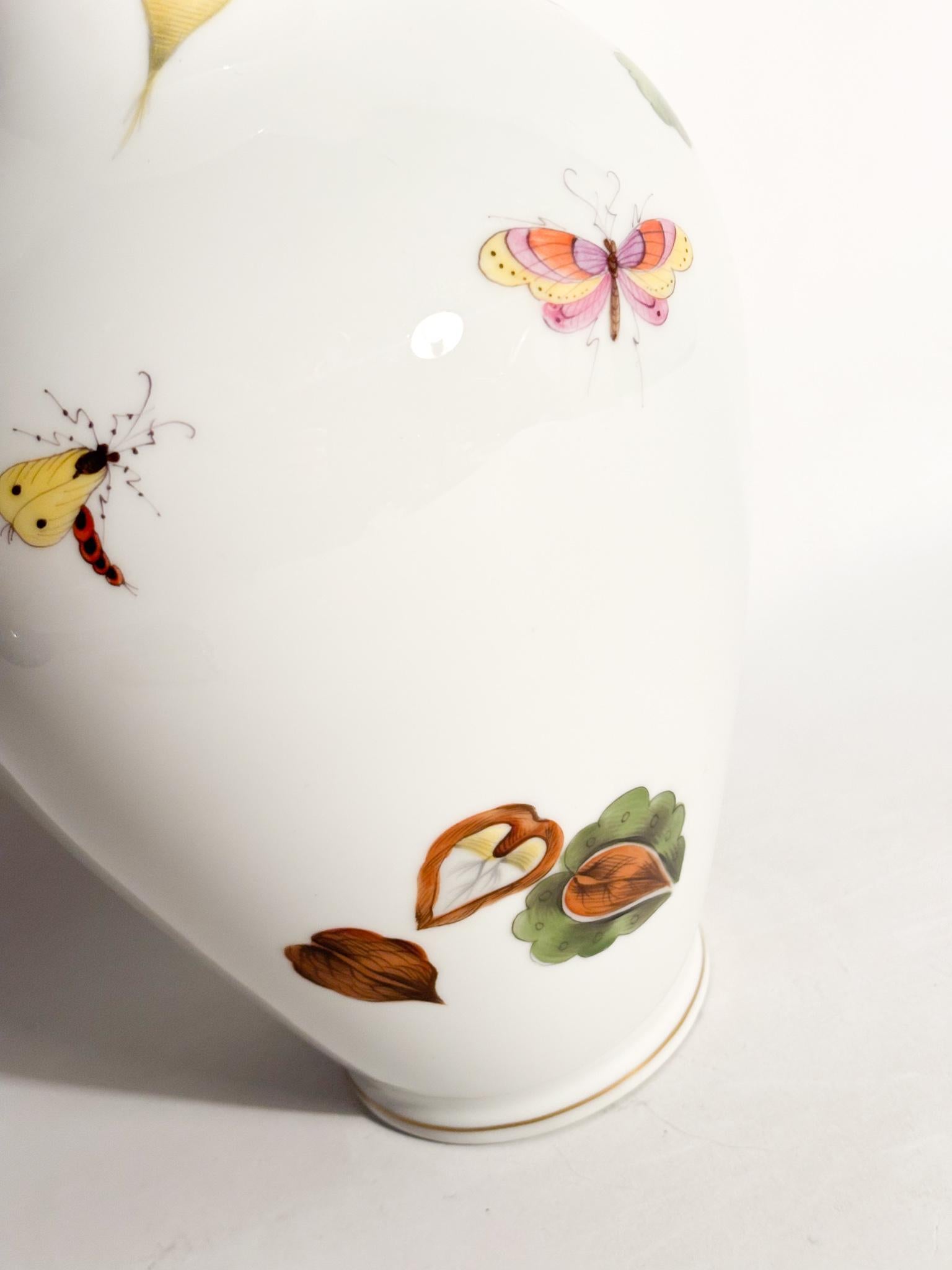 Vaso in Porcellana di Herend Market Garden Anni 80 in vendita 3