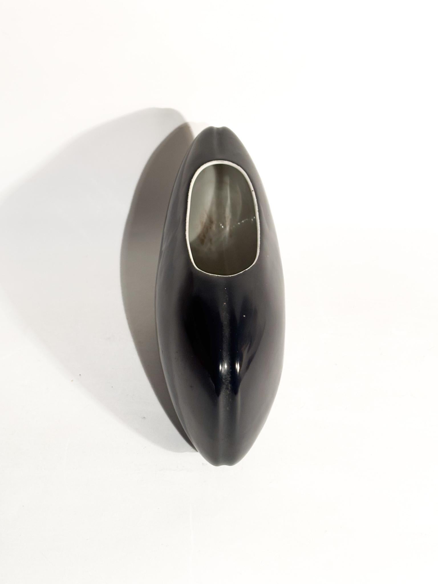 Vaso in Porcellana Dipinta a mano di C.A.B. Firenze Anni 60 mediados del siglo XX en venta