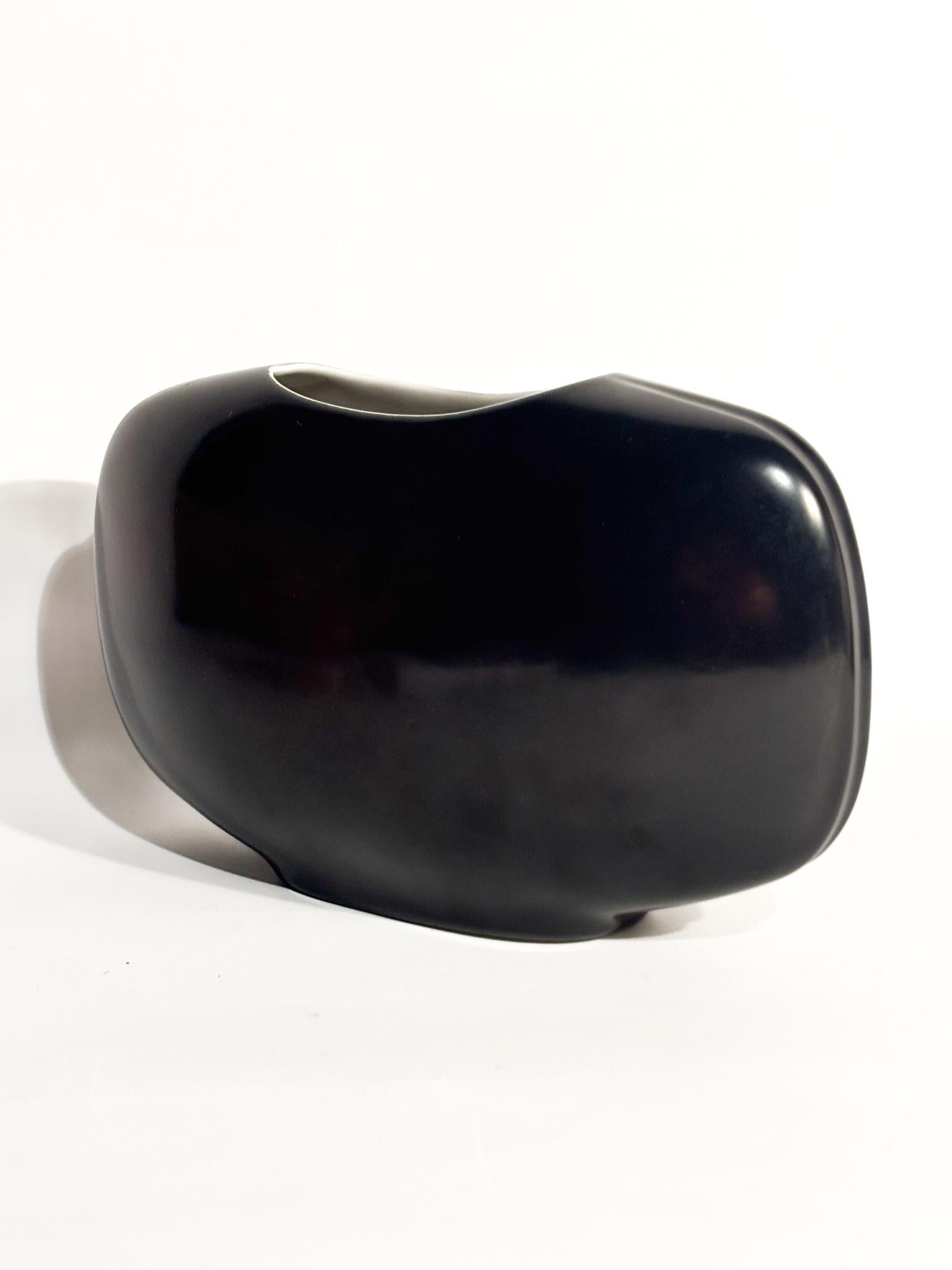 Vaso in Porcellana Dipinta a mano di C.A.B. Firenze Anni 60 Porcelana en venta