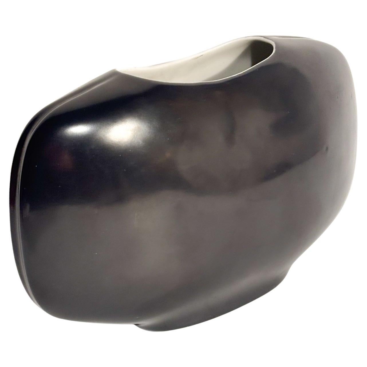 Vaso in Porcellana Dipinta a mano di C.A.B. Firenze Anni 60