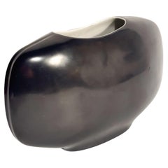 Vaso in Porcellana Dipinta a mano di C.A.B. Firenze Anni 60