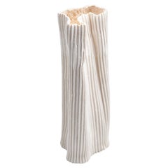 Vase aus Porzellan und Pappmaché 'Landschaft 9  Einzigartiges, handgefertigtes Design