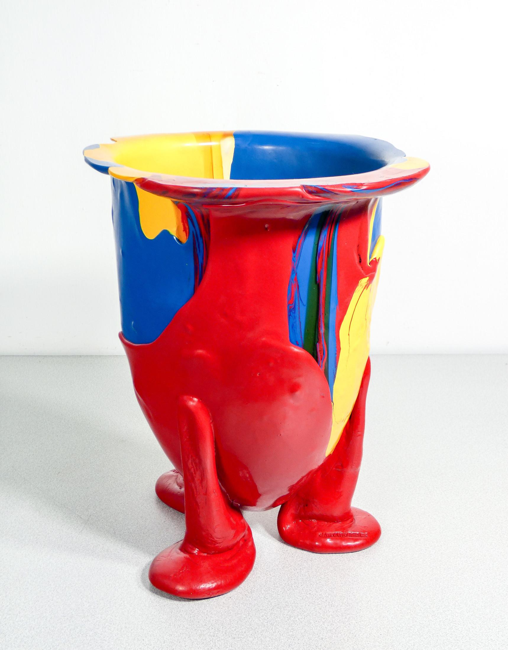 Vase Amazzonia aus Harz, entworfen von Gaetano PESCE für FISH Design. Italien, 2016 im Zustand „Gut“ in Torino, IT