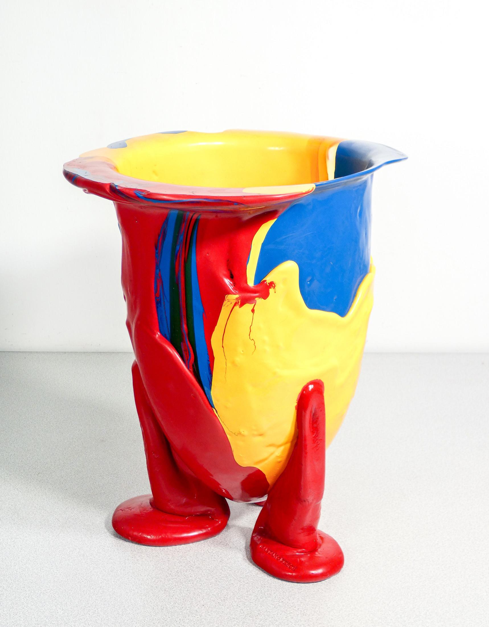 Vase Amazzonia aus Harz, entworfen von Gaetano PESCE für FISH Design. Italien, 2016 (Zeitgenössisch)