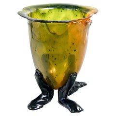 Jarrón de resina Amazzonia diseñado por Gaetano PESCE para FISH Design. Italia, 2017