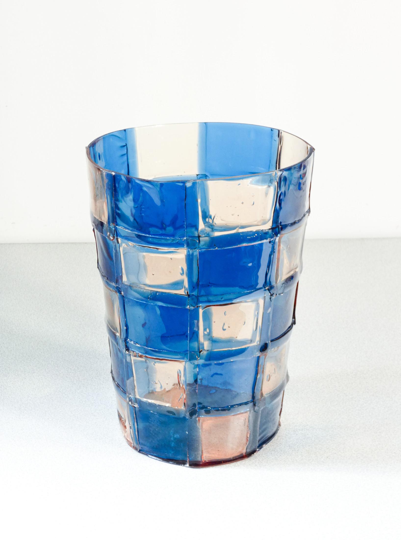 Vaso in resina policroma 