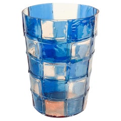 Vaso in resina policroma "Bamboo", serie Lezioni. Design di Enzo MARI per CORSI