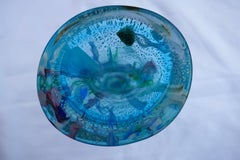 Vaso in vestro stile Avem Anzolo Fuga inclusioni argento