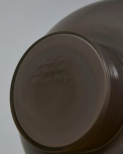 Grey-bottomed glass vase, Franco Albini and Franca Helg for Salviati, 1971