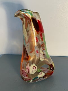 Artistic Murano glass vase by Aureliano Toso.