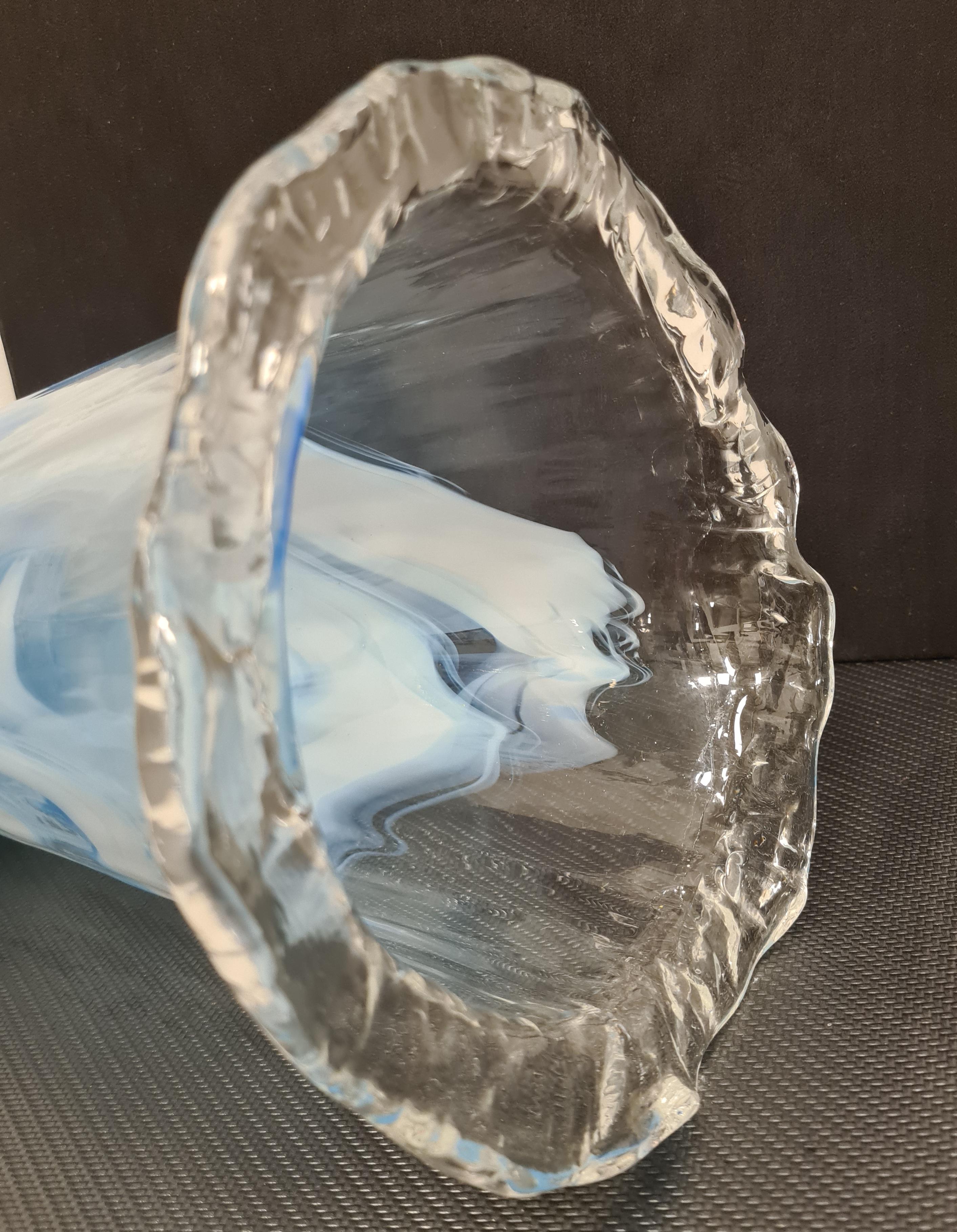 Blown art glass vase by La Murrina 1980s' 4