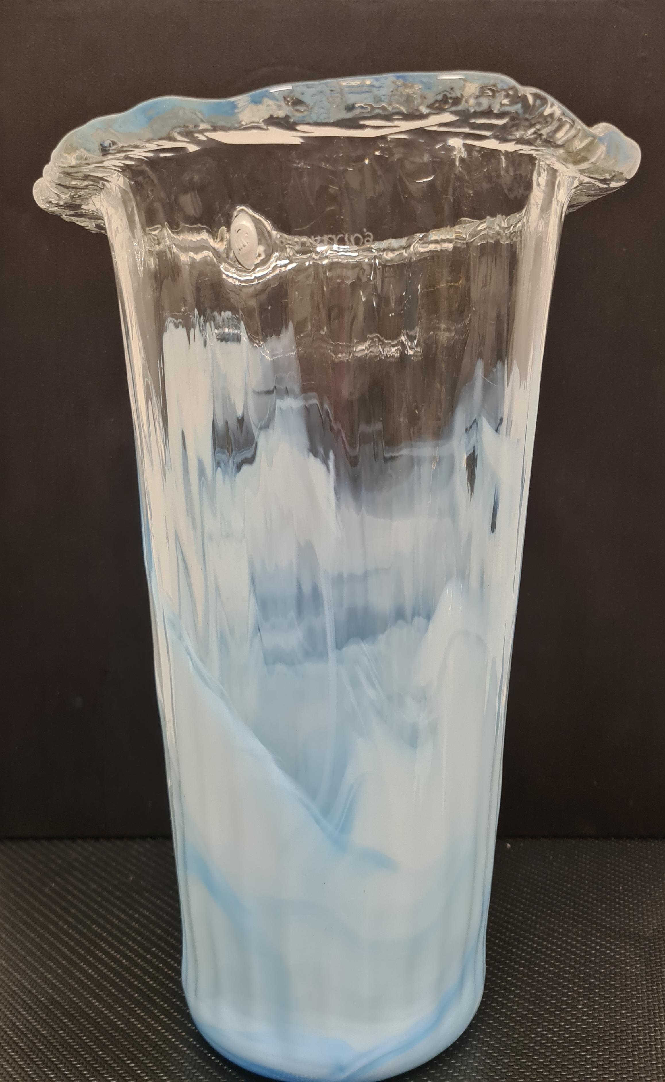 Blown art glass vase by La Murrina 1980s' In Excellent Condition In Torino, IT