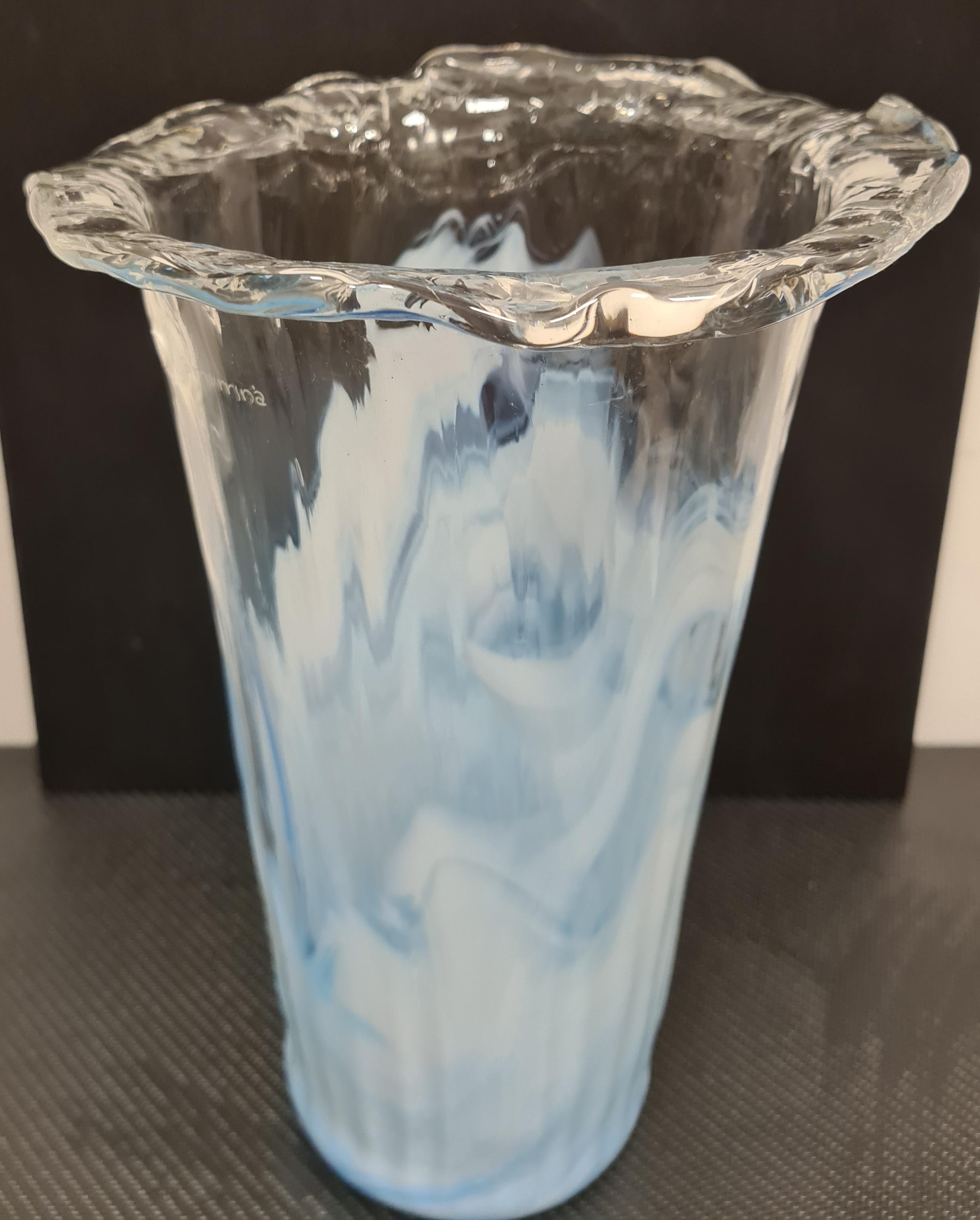 Blown art glass vase by La Murrina 1980s' For Sale 1