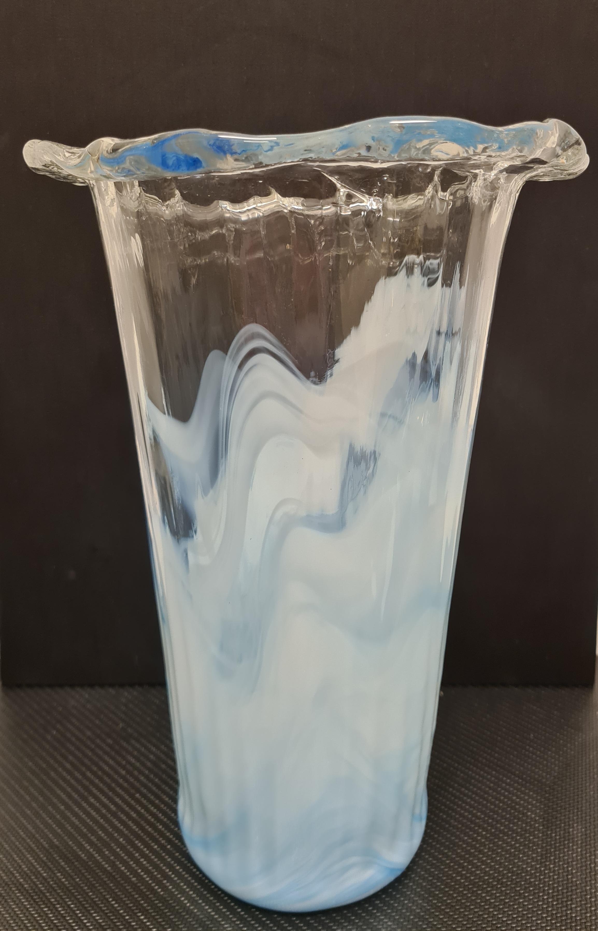 Blown art glass vase by La Murrina 1980s' For Sale 2