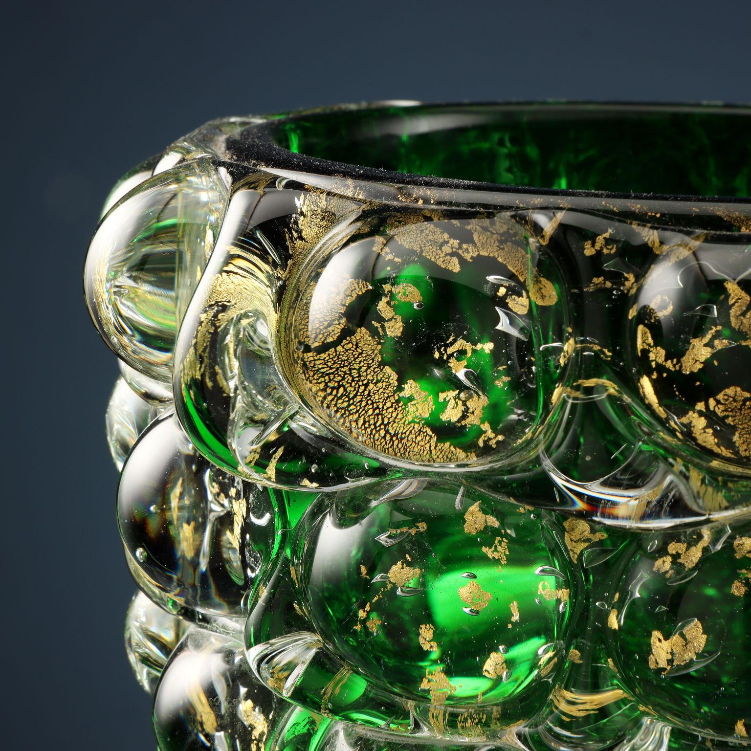 Italiano Vaso in vetro Barovier e Toso Murano in vendita
