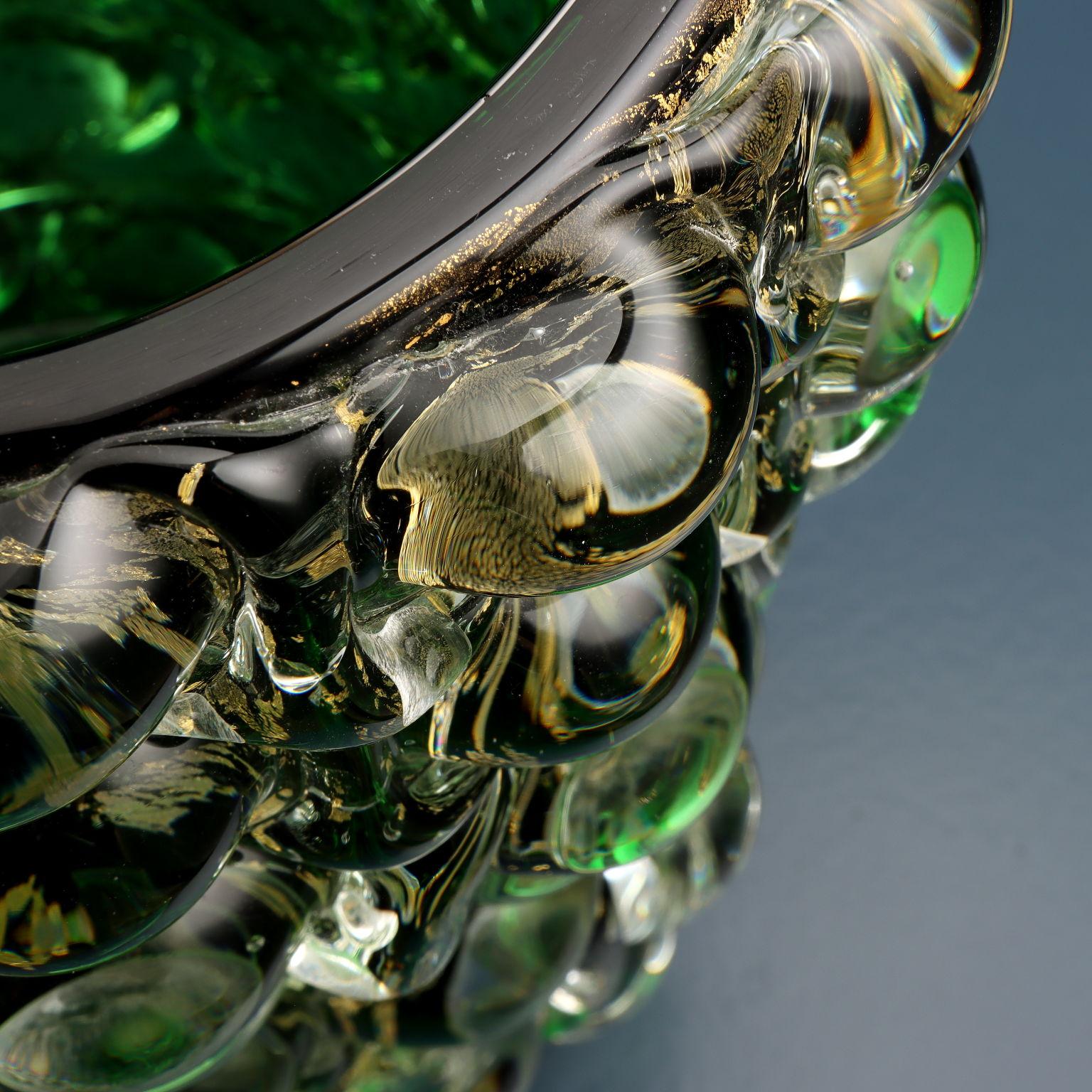 Metà XX secolo Vaso in vetro Barovier e Toso Murano in vendita