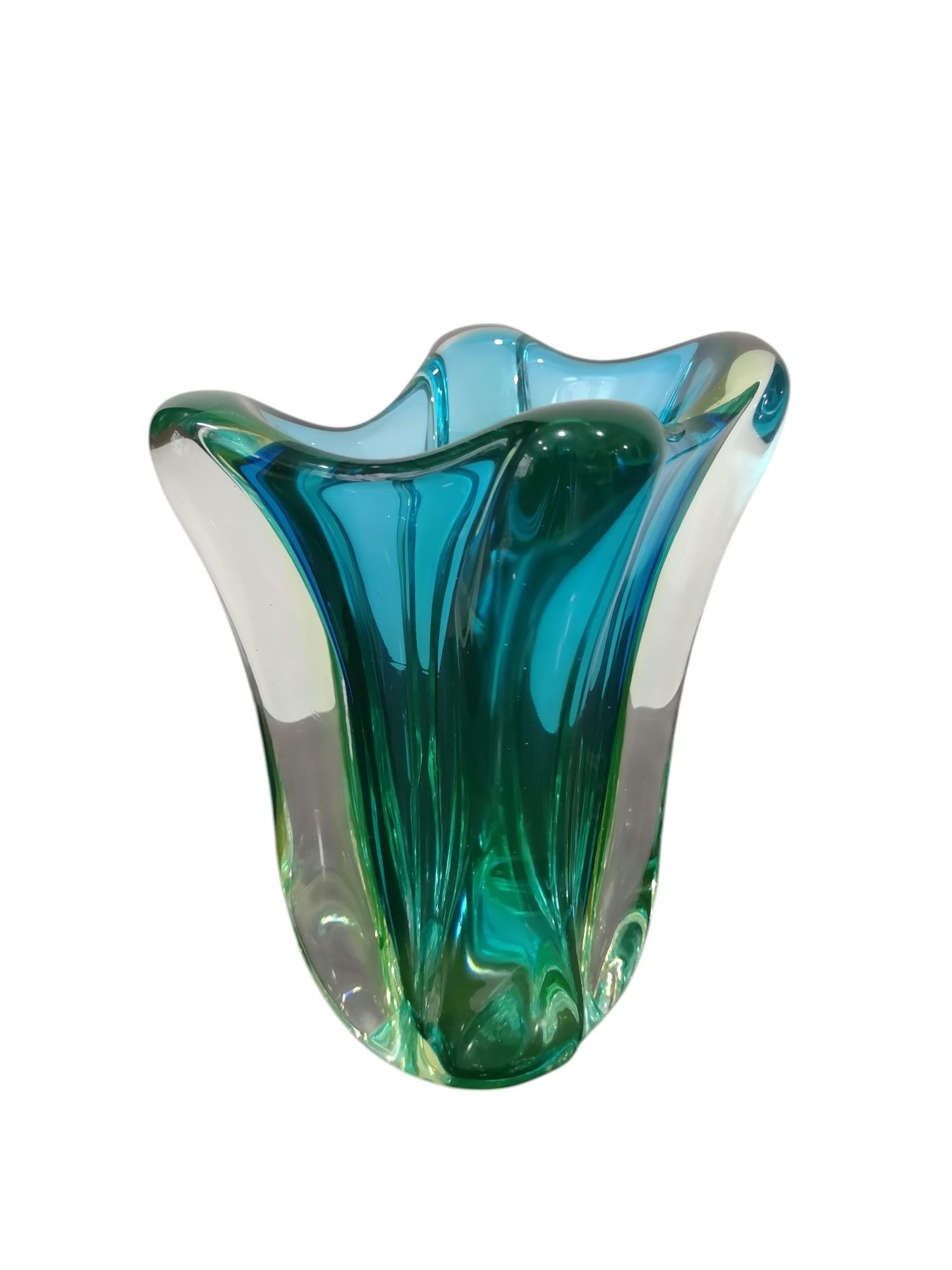 Vaso In Vetro Di Murano Anni 60 In condizioni ottime in vendita a Catania, IT